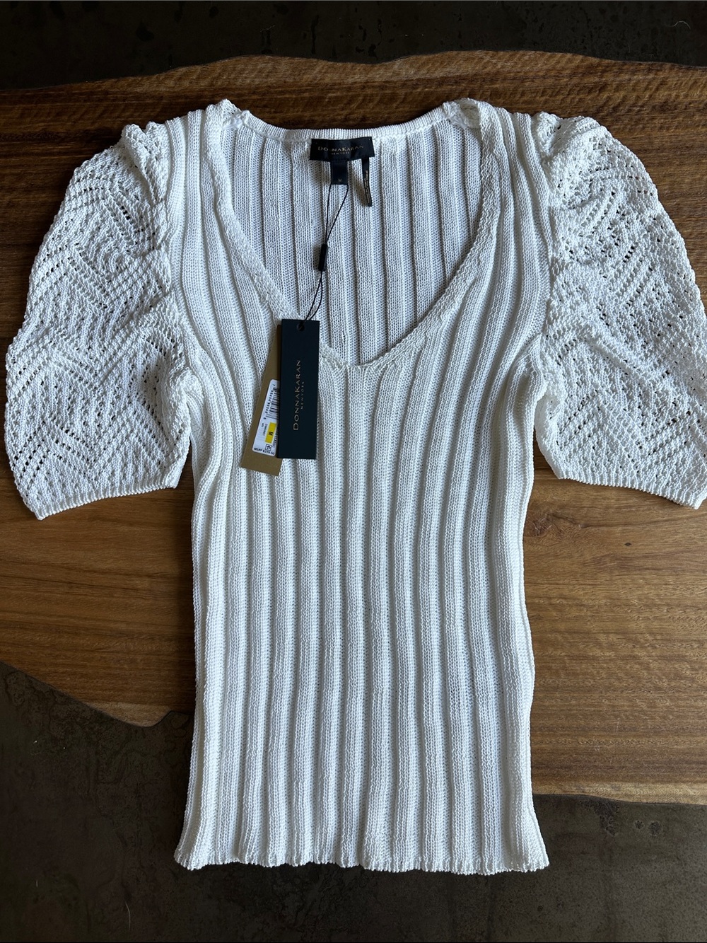 Donna Karen New York Knit sweater size medium - Picture 2 of 6